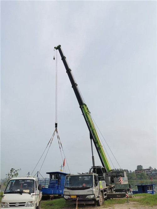 黄石港区桥梁建设吊装案例